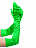 Перчатки женские атласные выше локтя, длина 55 см. Св. Зеленый