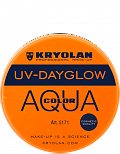 Аквагрим прессованный УФ/Aquacolor UV-Dayglow 8 мл. (Цв: Orange) Orange