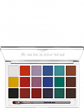 Аквагрим палитра 18 цв./Aquacolor Palette 18 Col. 50 гр.																														 (Цв: Basic) Basic