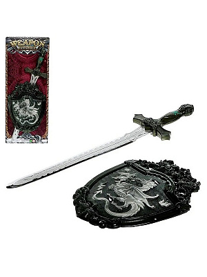 Набор рыцаря "Орден Дракона", меч и щит Разноцветный