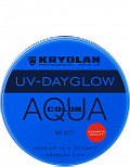 Аквагрим прессованный УФ/Aquacolor UV-Dayglow 8 мл. (Цв: Blue) Blue