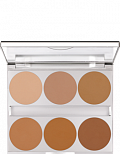 Тон-пудра "Dual Finish" в палитре 6 цв./Dual Finish Palletee 6 col. 10 гр. (Цв: WarmComplexion) WarmComplexion