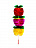 Фигура гофрированная "Ягоды" Разноцветный