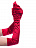 Перчатки женские атласные выше локтя, длина 55 см. Бордовый