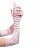 Перчатки женские атласные выше локтя, длина 55 см. Розовый