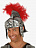 Шлем "Римский легионер" Серебряный-Красный